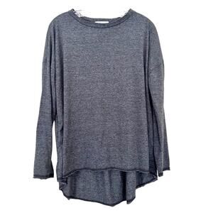Talulah Gray Long Sleeve Shirt Sz M